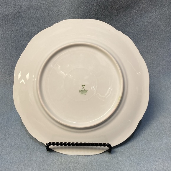 Pink Rose Mitterteich Bavaria Germany Salad Plate - Picture 3 of 13